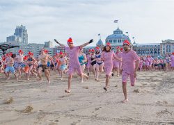 Nieuwjaarsduik Scheveningen. Beeld The Hague & Partners/Arjan de Jager